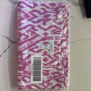 Pink and White Patterned Fabric